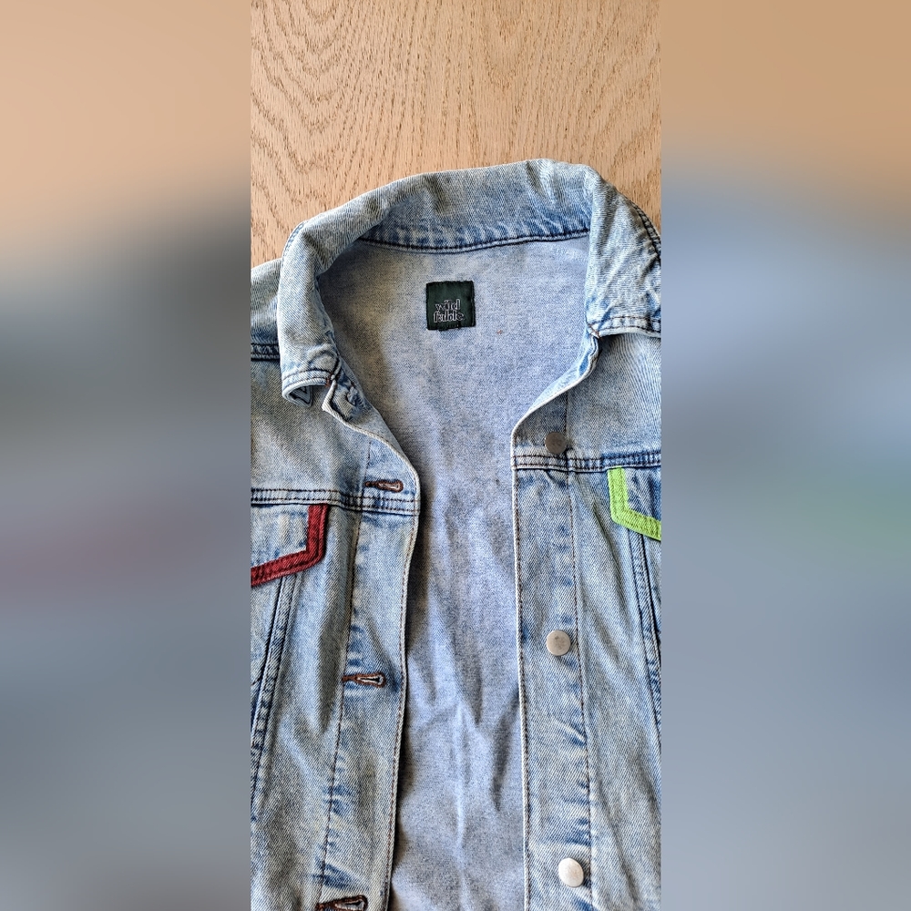 Hand Painted Jean Jacket - Picture 4 of 6